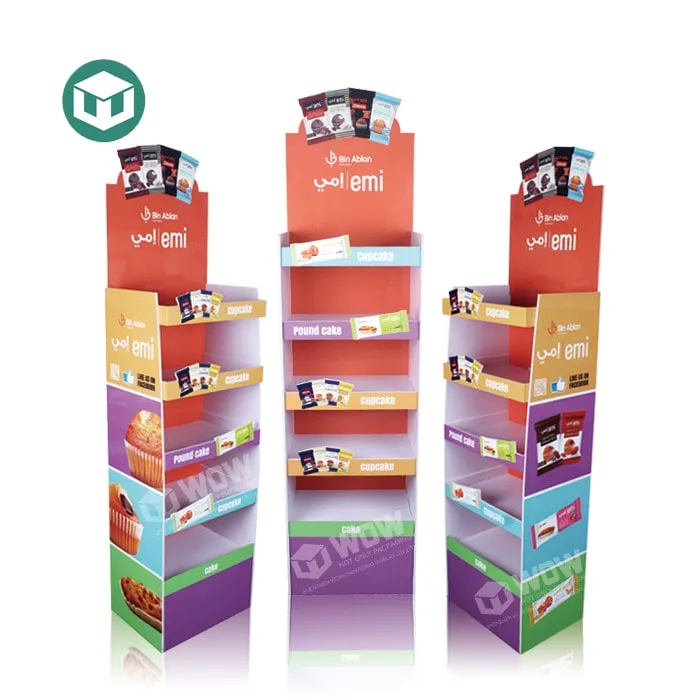 Plastic PVC Display Stand for Snack
