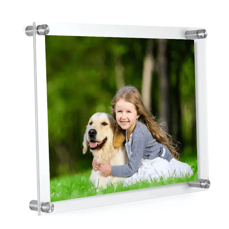 Wall Mounted Acrylic Photo Frames