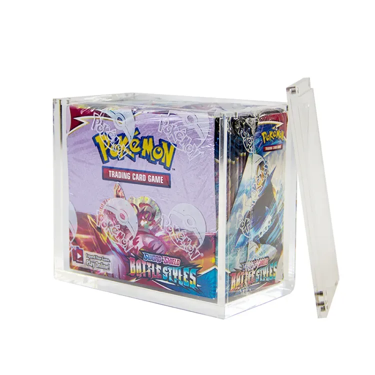 Acrylic Booster Box Display For Pokémon