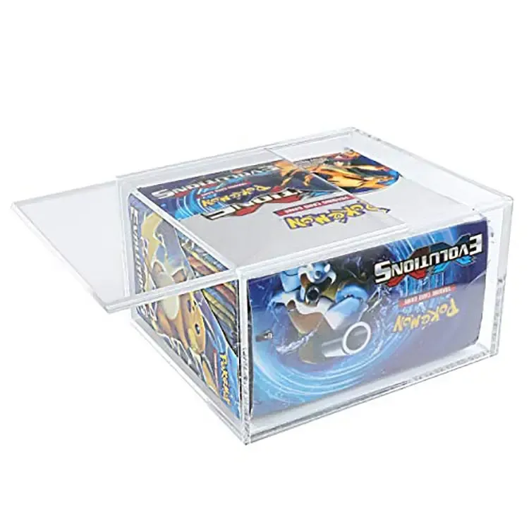Acrylic Booster Box Display For Pokémon