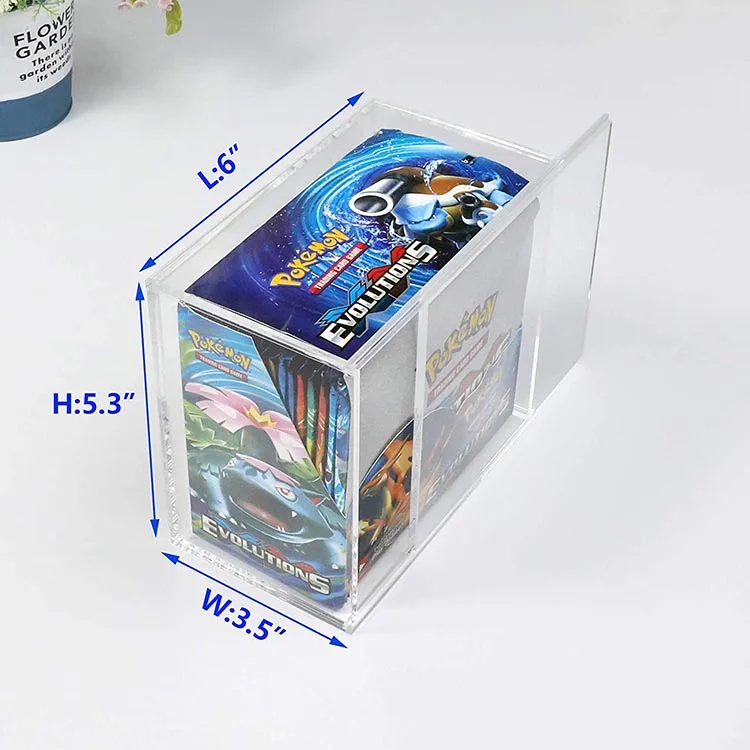 Acrylic Booster Box Display For Pokémon