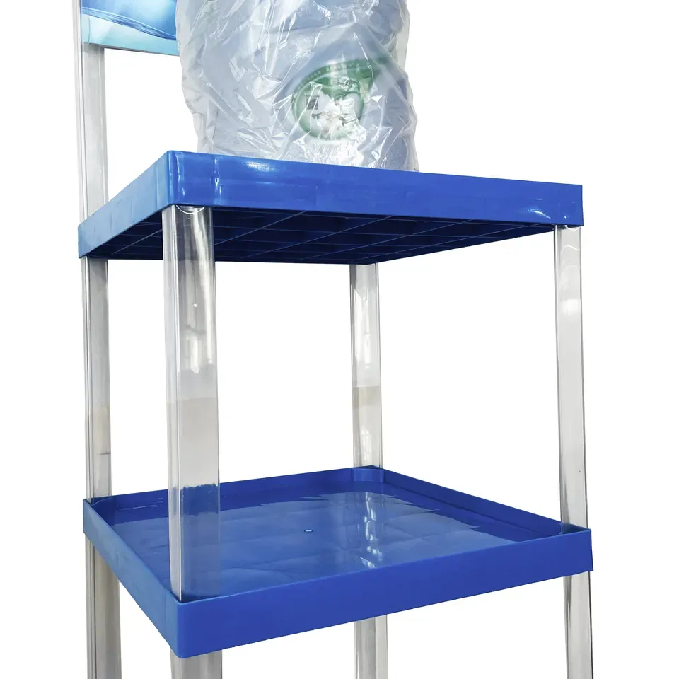 4 Tiers Floor Plastic Display Stand