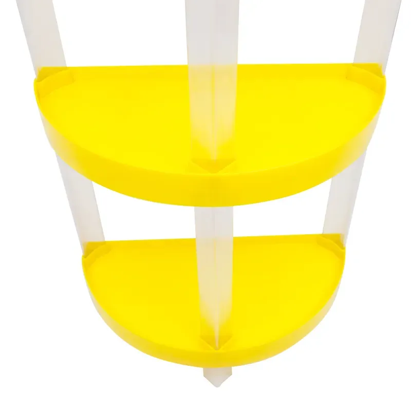 Semicircle Plastic Beverage Fruit Juice Display Stand