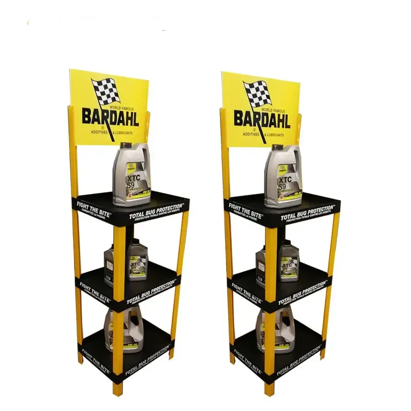 Plastic Display Rack Supermarket For Retail