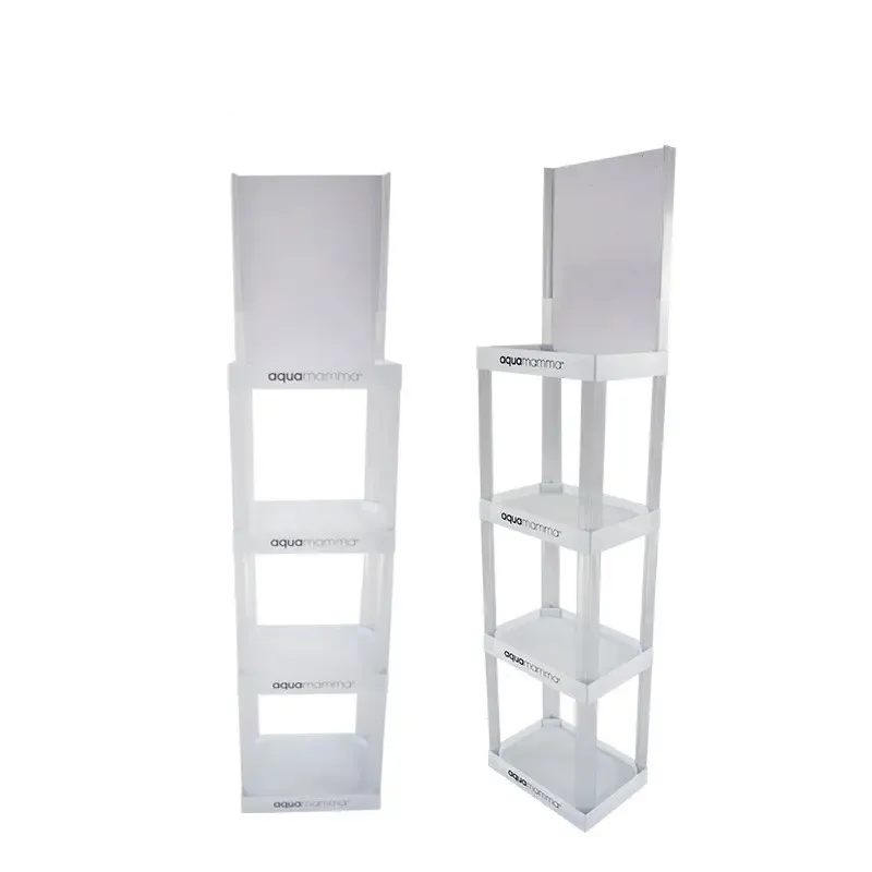 Plastic Display Rack Supermarket For Retail