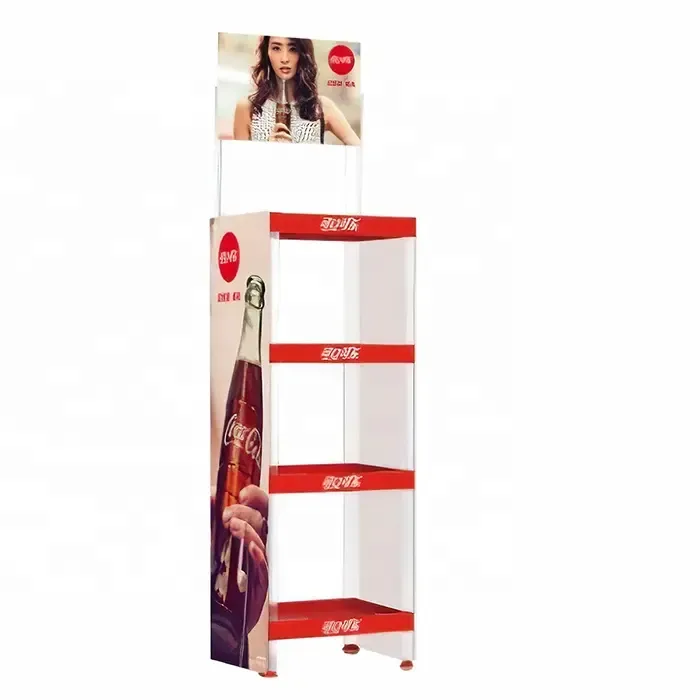 Supermarket Coca Cola Display Beverage Rack