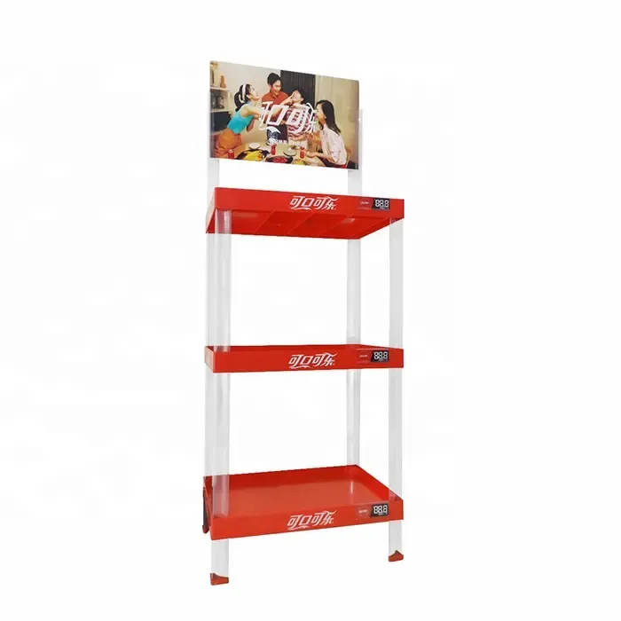 Supermarket Coca Cola Display Beverage Rack
