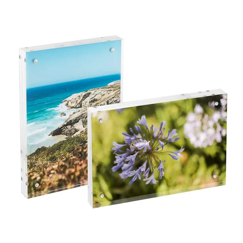 Custom Acrylic Clear Photo Frame 
