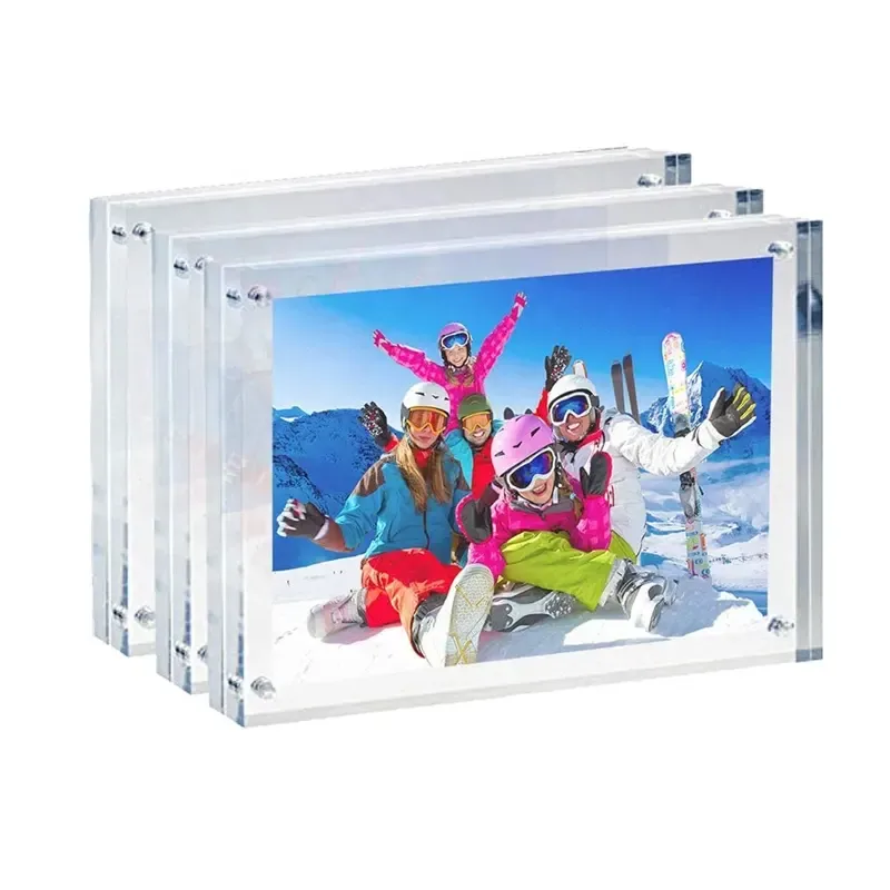 Custom Acrylic Clear Photo Frame 
