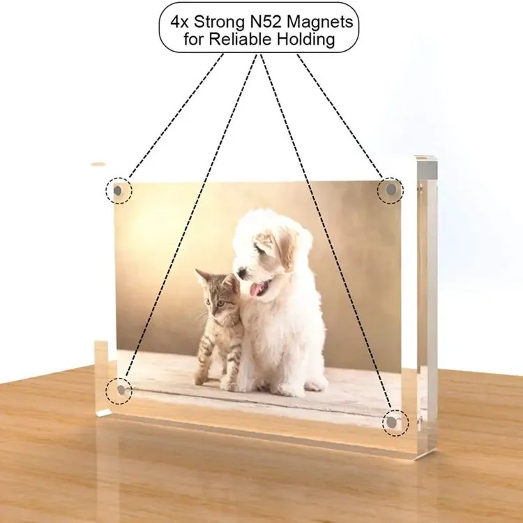 Acrylic Magnet Photo Frame