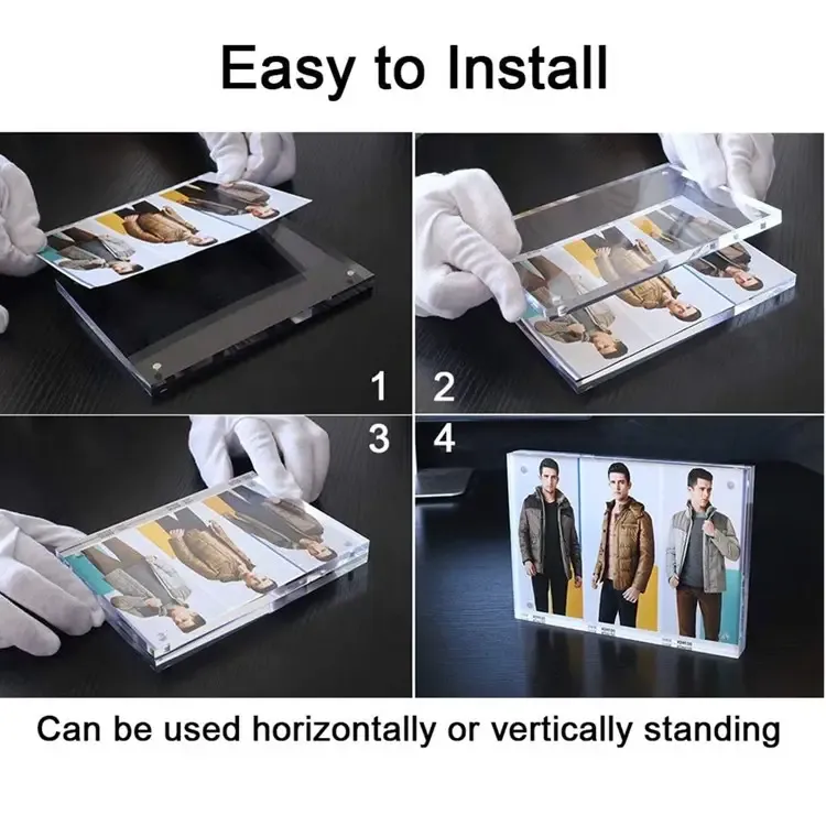 Acrylic Magnet Photo Frame