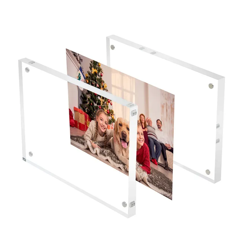 Acrylic Block Magnetic Photo Frame