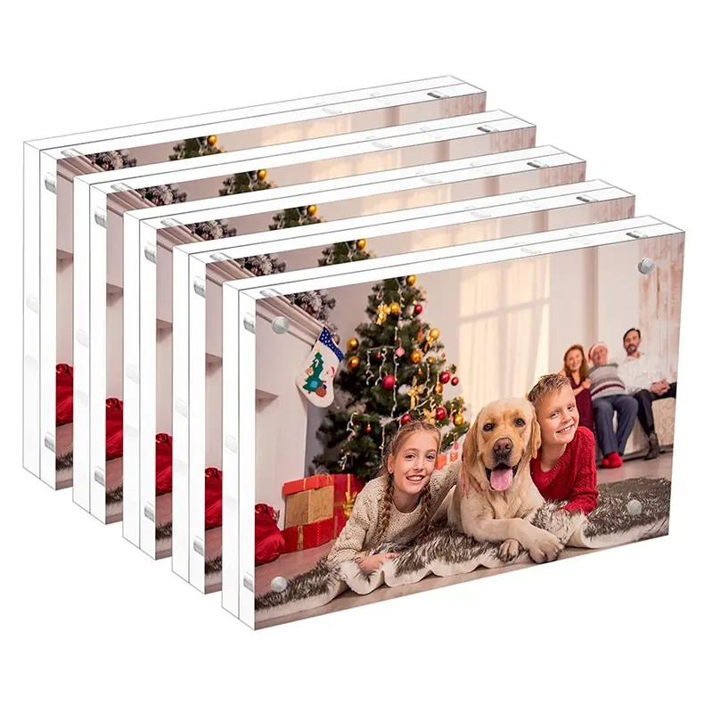 Acrylic Block Magnetic Photo Frame