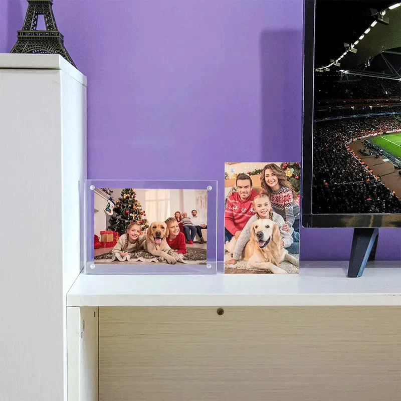 Acrylic Block Magnetic Photo Frame
