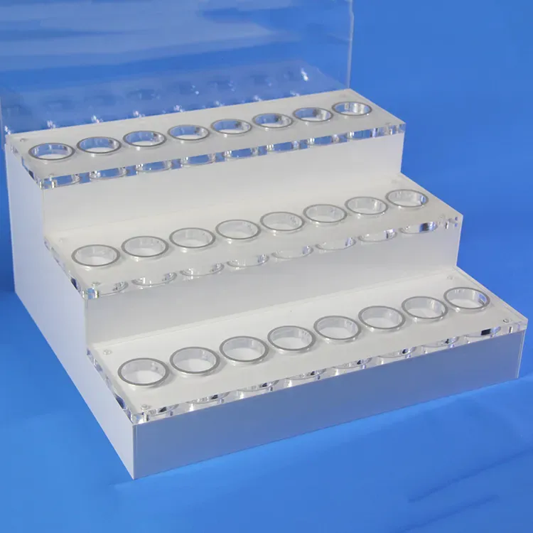 Custom Plexiglass Oil Bottle Display Stand
