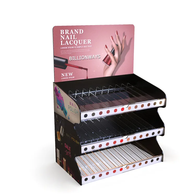 High Quality Acrylic Nail Polish Display Stand