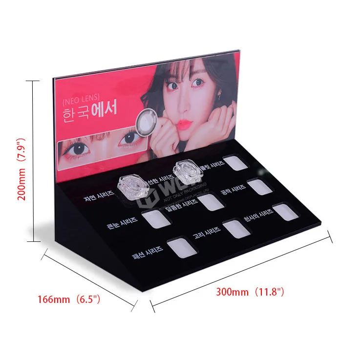 Acrylic Contact Lenses Display Custom 