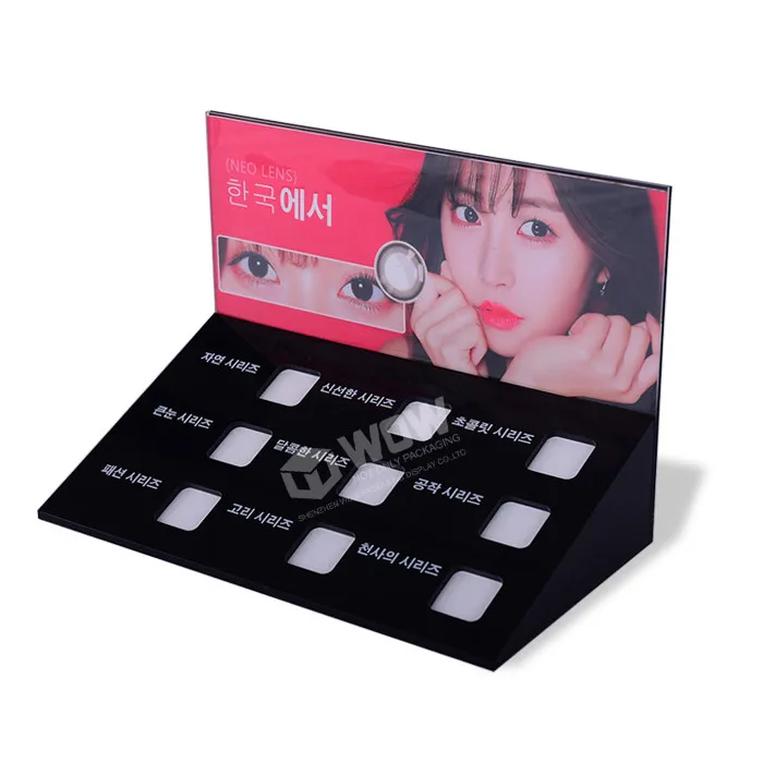 Acrylic Contact Lenses Display Custom 