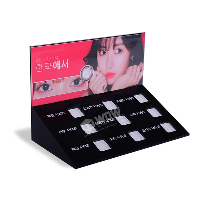 Acrylic Contact Lenses Display Custom 