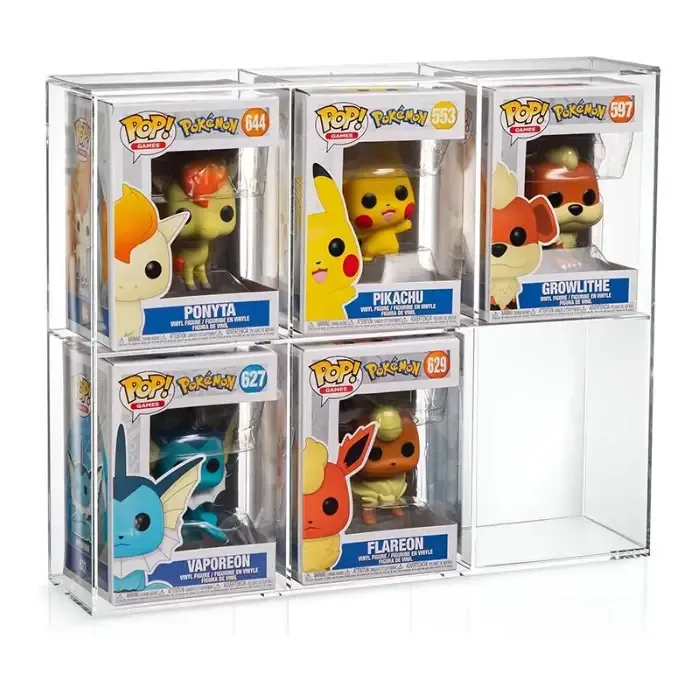 Acrylic 6 Layers Magnetic Transparent Funko POP Display Case