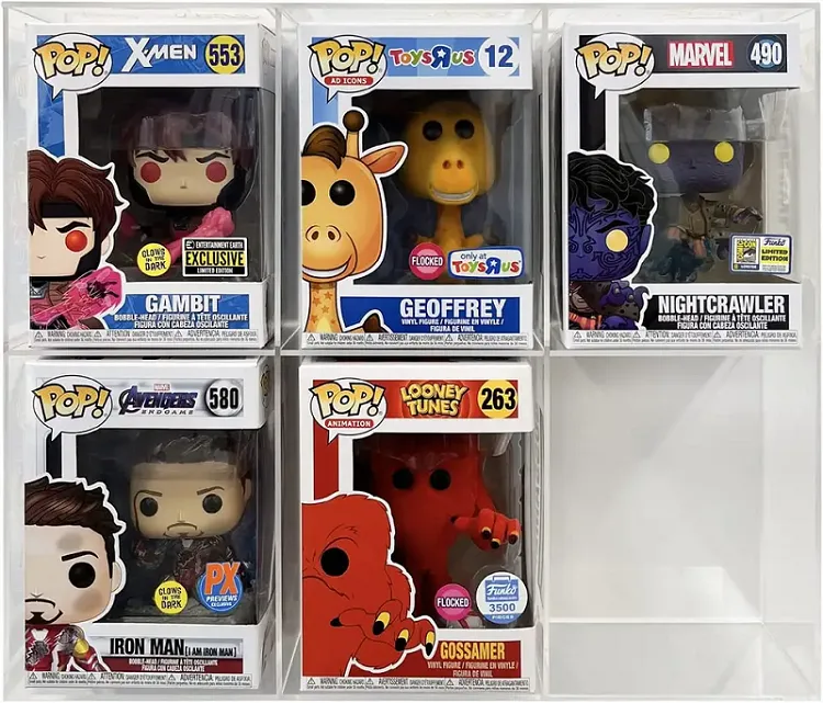 Acrylic 6 Layers Magnetic Transparent Funko POP Display Case