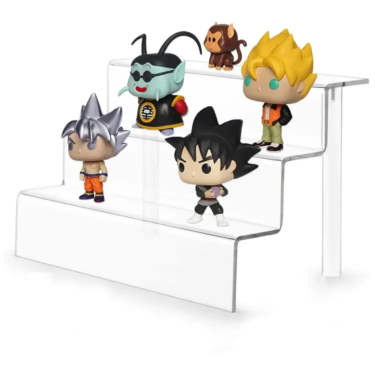 Acrylic Riser Display Shelf For Amiibo Funko POP Figures