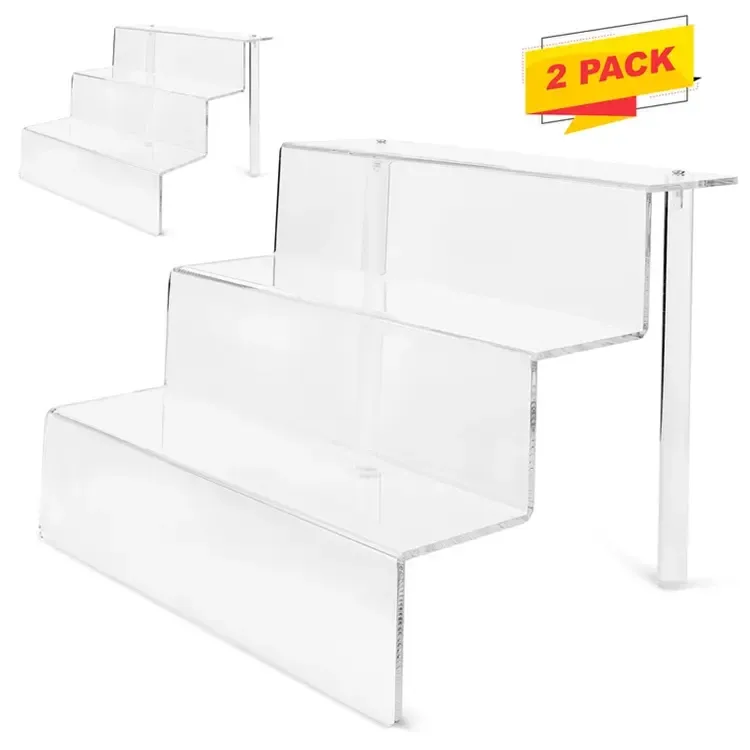 Acrylic Riser Display Shelf For Amiibo Funko POP Figures