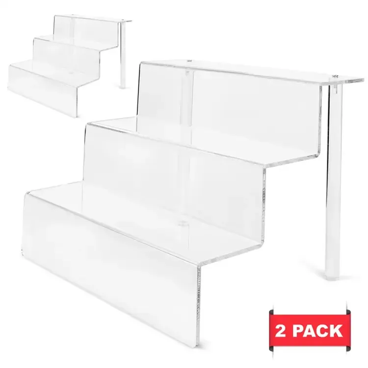 Acrylic Riser Display Shelf For Amiibo Funko POP Figures