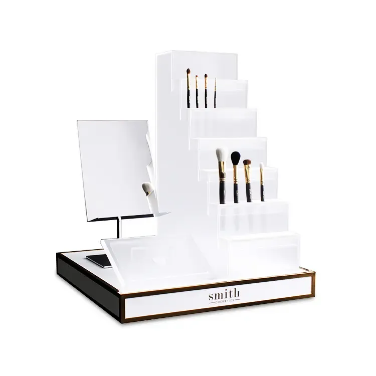Luxury Acrylic Countertop Eyeliner Makeup Brush Display