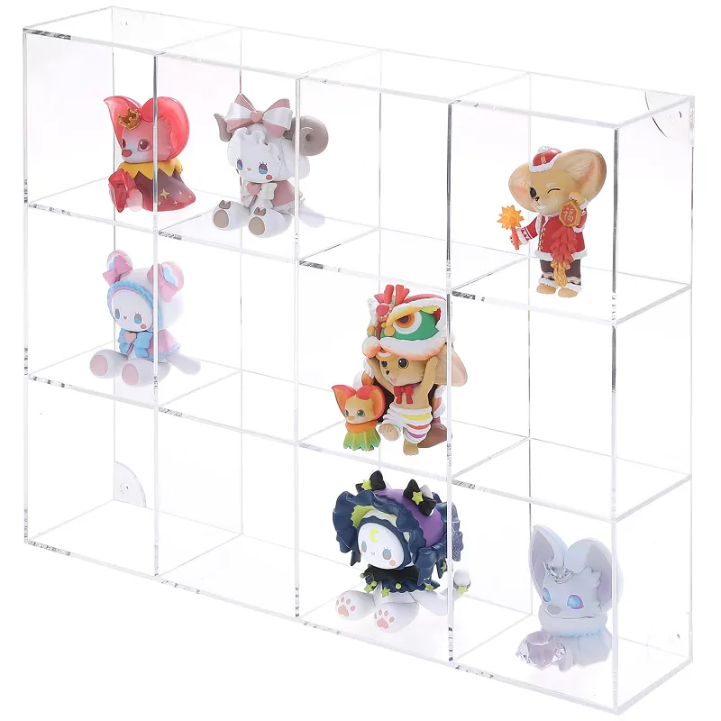 Clear Acrylic Figurine Collectible Display Case
