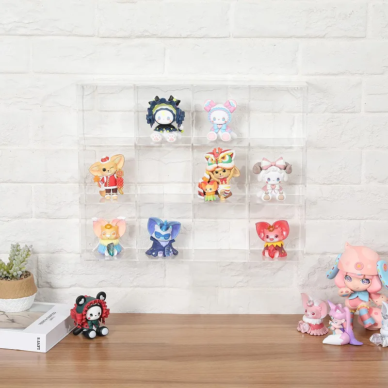 Clear Acrylic Figurine Collectible Display Case