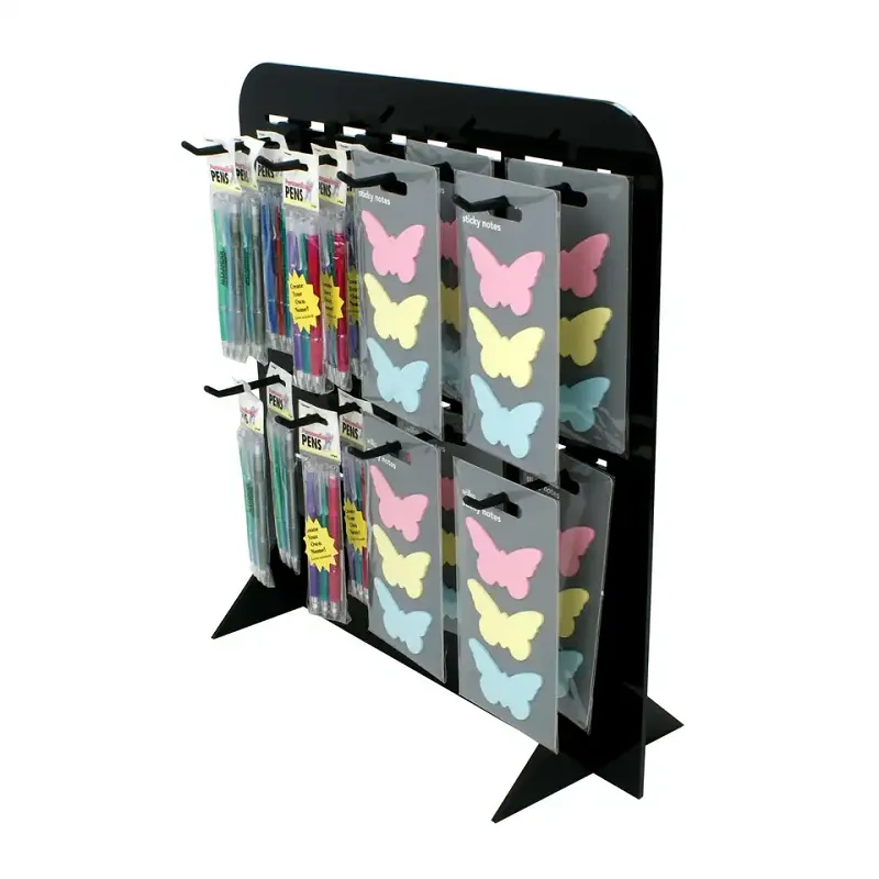 Custom Acrylic White Slatwall Counter Display