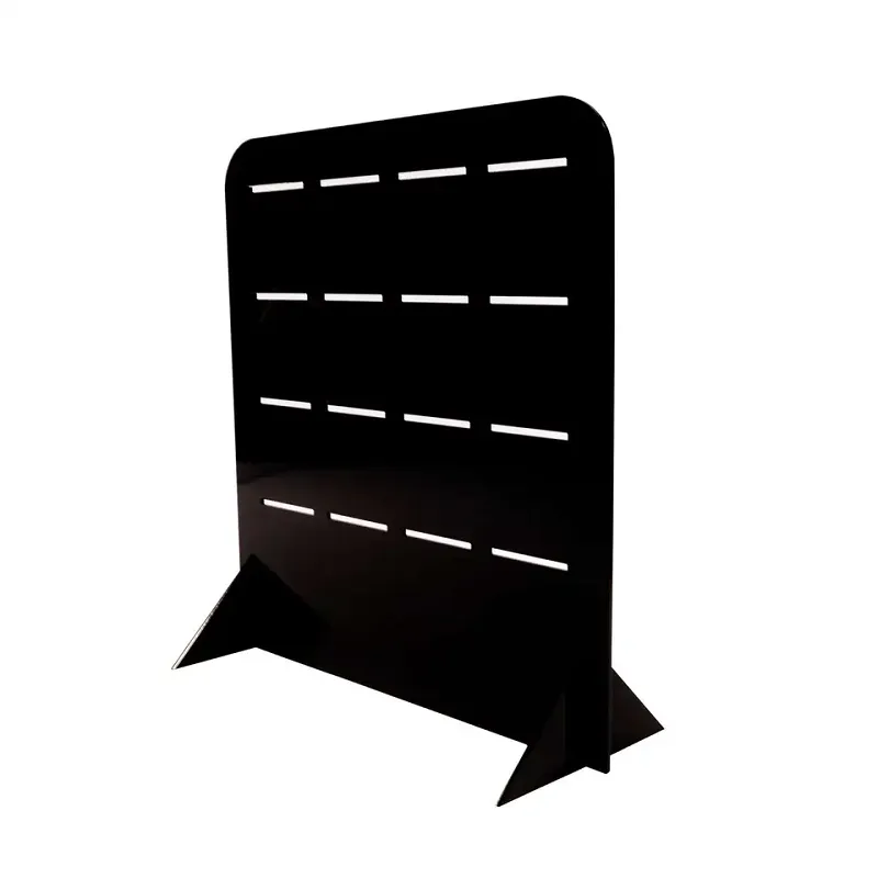 Custom Acrylic White Slatwall Counter Display