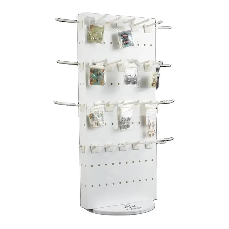 Counter Top Acrylic Rotating Jewelry Displays Stand