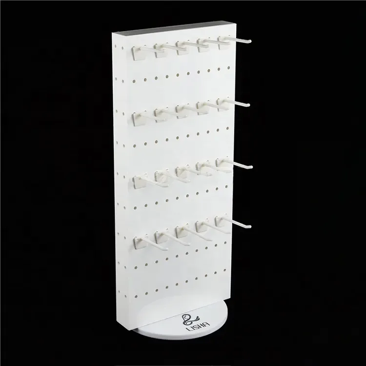 Counter Top Acrylic Rotating Jewelry Displays Stand