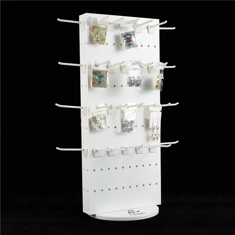 Counter Top Acrylic Rotating Jewelry Displays Stand