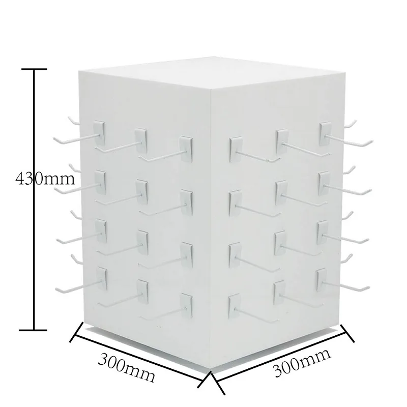 Rotating Square Acrylic Display Rack