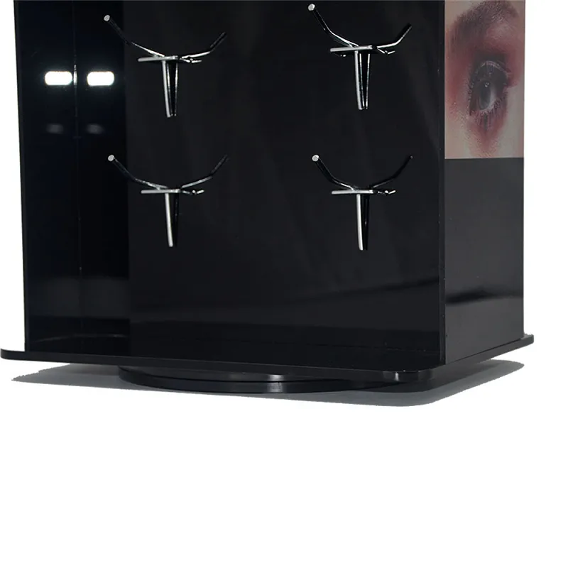 Customized Acrylic Cosmetics Display Stand with Turntable