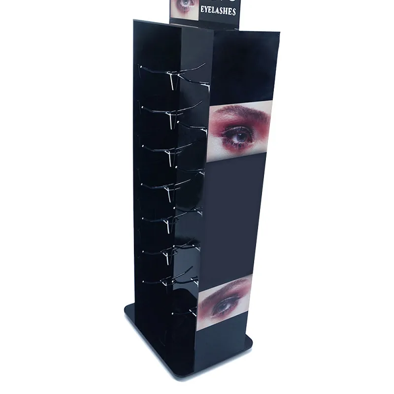 Customized Acrylic Cosmetics Display Stand with Turntable