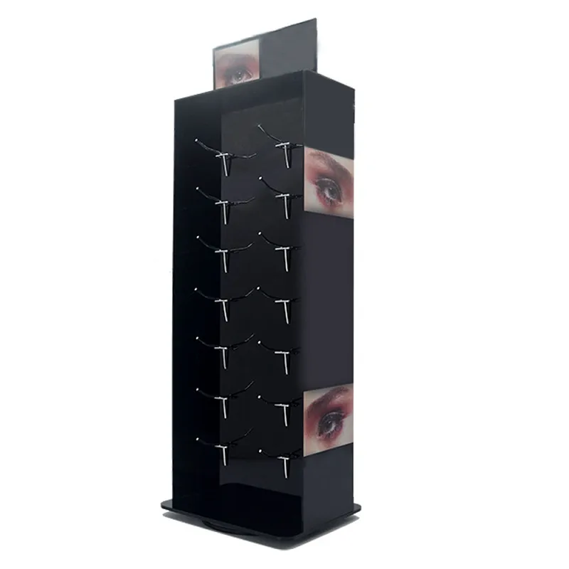 Customized Acrylic Cosmetics Display Stand with Turntable