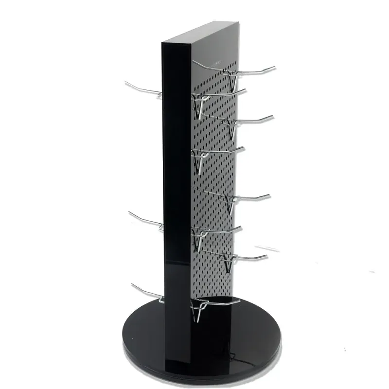 Acrylic Necklace Display Stand with Hooks