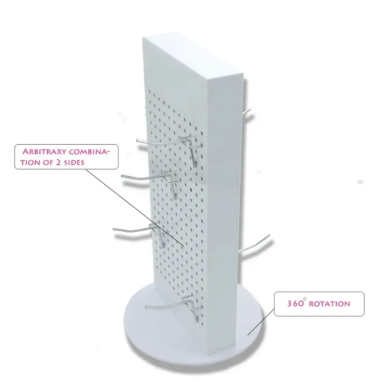 Acrylic Necklace Display Stand with Hooks