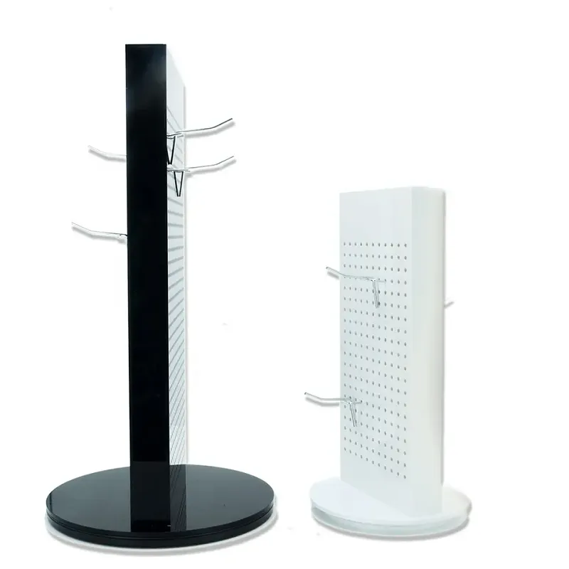 Acrylic Necklace Display Stand with Hooks