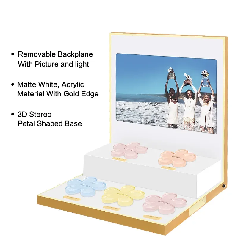 OEM Acrylic Perfume Display Shelf Shelves 