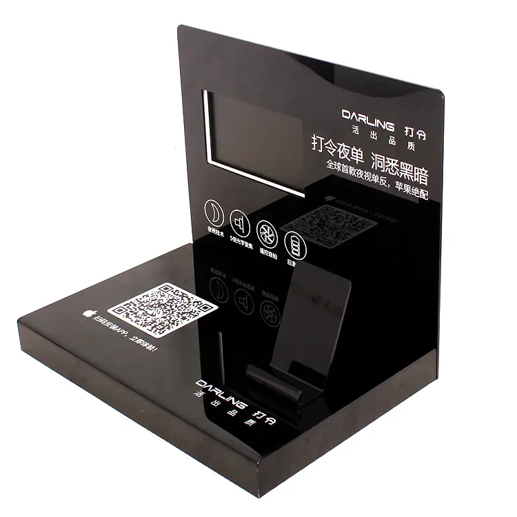 Custom POP Acrylic Display Shelf with LCD Screen