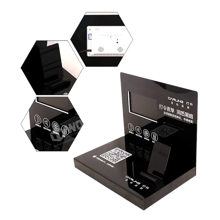 Custom POP Acrylic Display Shelf with LCD Screen