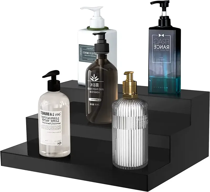 Black Countertop Riser Display Bottle Display Holder
