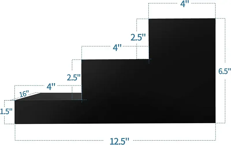 Black Countertop Riser Display Bottle Display Holder