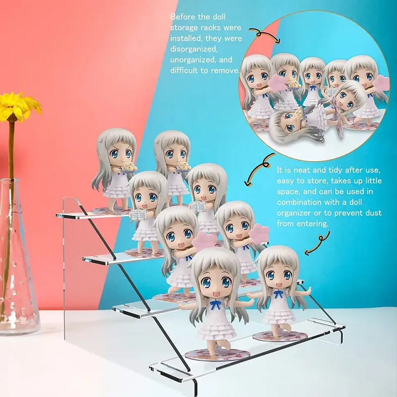 Acrylic Display Stand For Cup Cake Dessert Doll Model