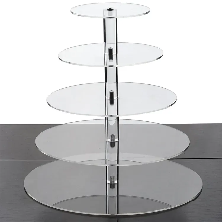 Acrylic Display Stand For Cup Cake Dessert Doll Model